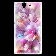 Coque Sony Xperia Z Design Orchidée violette