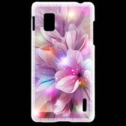 Coque LG Optimus G Design Orchidée violette
