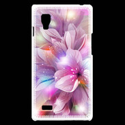 Coque LG Optimus L9 Design Orchidée violette