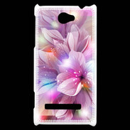 Coque HTC Windows Phone 8S Design Orchidée violette