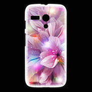 Coque Motorola G Design Orchidée violette