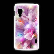 Coque LG L5 2 Design Orchidée violette