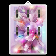 Porte clés Design Orchidée violette