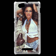 Coque Sony Xperia M Charme à vélo