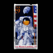Coque Nokia Lumia 520 Timbre anniversaire premier pas sur la lune USA