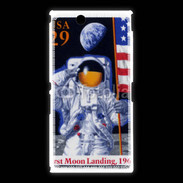Coque Sony Xpéria Z Ultra Timbre anniversaire premier pas sur la lune USA