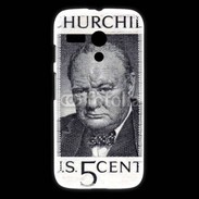 Coque Motorola G Timbre Churchill USA 