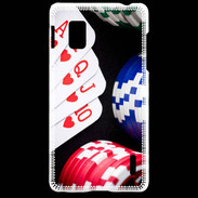Coque LG Optimus G Quinte poker