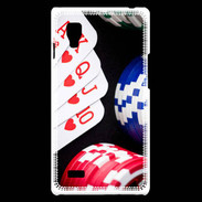 Coque LG Optimus L9 Quinte poker