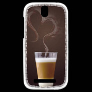 Coque HTC One SV Amour du Café