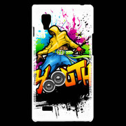 Coque LG Optimus L9 Dancing Graffiti