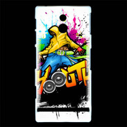 Coque Sony Xperia P Dancing Graffiti