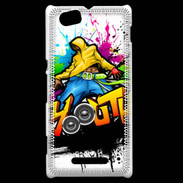 Coque Sony Xperia M Dancing Graffiti