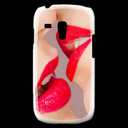 Coque Samsung Galaxy S3 Mini Bouche sexy Lesbienne et rouge à lèvres gloss