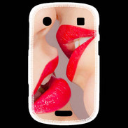 Coque Blackberry Bold 9900 Bouche sexy Lesbienne et rouge à lèvres gloss