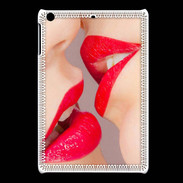 Coque iPadMini Bouche sexy Lesbienne et rouge à lèvres gloss