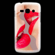 Coque Samsung Galaxy Ace3 Bouche sexy Lesbienne et rouge à lèvres gloss