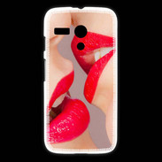 Coque Motorola G Bouche sexy Lesbienne et rouge à lèvres gloss