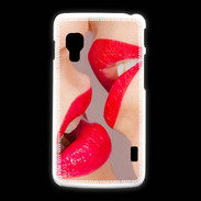Coque LG L5 2 Bouche sexy Lesbienne et rouge à lèvres gloss