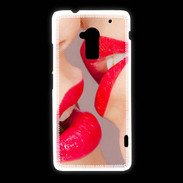 Coque HTC One Max Bouche sexy Lesbienne et rouge à lèvres gloss