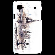 Coque Samsung Galaxy S Vintage Paris en dessin