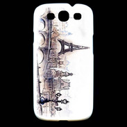Coque Samsung Galaxy S3 Vintage Paris en dessin