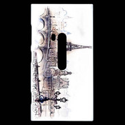 Coque Nokia Lumia 920 Vintage Paris en dessin