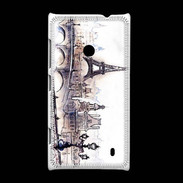 Coque Nokia Lumia 520 Vintage Paris en dessin