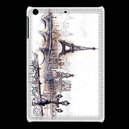 Coque iPadMini Vintage Paris en dessin