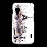 Coque LG L5 2 Vintage Paris en dessin