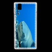Coque Huawei Ascend P2 Requin citron