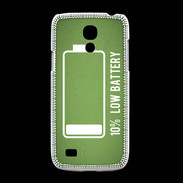 Coque Samsung Galaxy S4mini Low Battery vert ZG