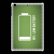 Coque iPadMini Low Battery vert ZG