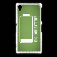 Coque Sony Xpéria Z1 Low Battery vert ZG