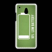 Coque HTC One Mini Low Battery vert ZG