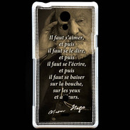Coque Sony Xperia T Il faut aimer VH ZG