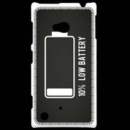 Coque Nokia Lumia 720 Low Battery noir ZG