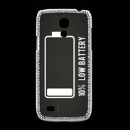 Coque Samsung Galaxy S4mini Low Battery noir ZG