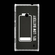 Coque Nokia Lumia 520 Low Battery noir ZG