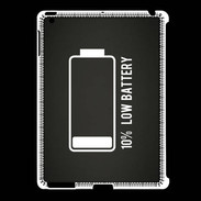 Coque iPad 2/3 Low Battery noir ZG