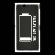 Coque Sony Xpéria Z Ultra Low Battery noir ZG