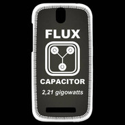 Coque HTC One SV RVFL 2.21 Gigowatts gris ZG