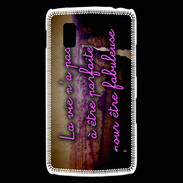 Coque LG Nexus 4 Vie Parfaite ZG
