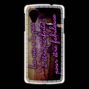 Coque LG Nexus 5 Vie Parfaite ZG
