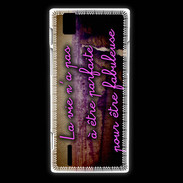 Coque Huawei Ascend P2 Vie Parfaite ZG
