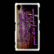 Coque Sony Xpéria Z1 Vie Parfaite ZG