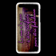 Coque iPhone 5C Vie Parfaite ZG