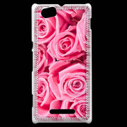 Coque Sony Xperia M Tapisserie de roses
