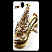 Coque Sony Xperia Z Saxophone et partitions