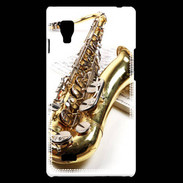 Coque LG Optimus L9 Saxophone et partitions